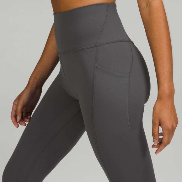 lululemon athletica Pants - NWT Lululemon Align High Rise Pant 25" *Pockets, Sz 6, Graphite Grey